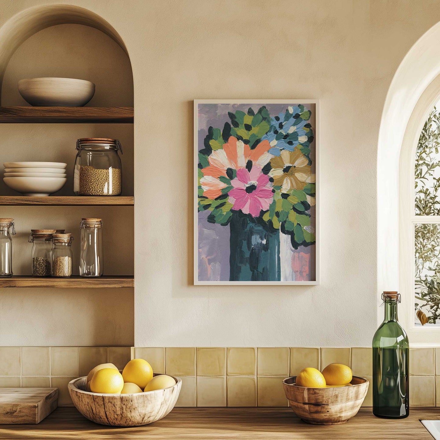 Picture of art in a room