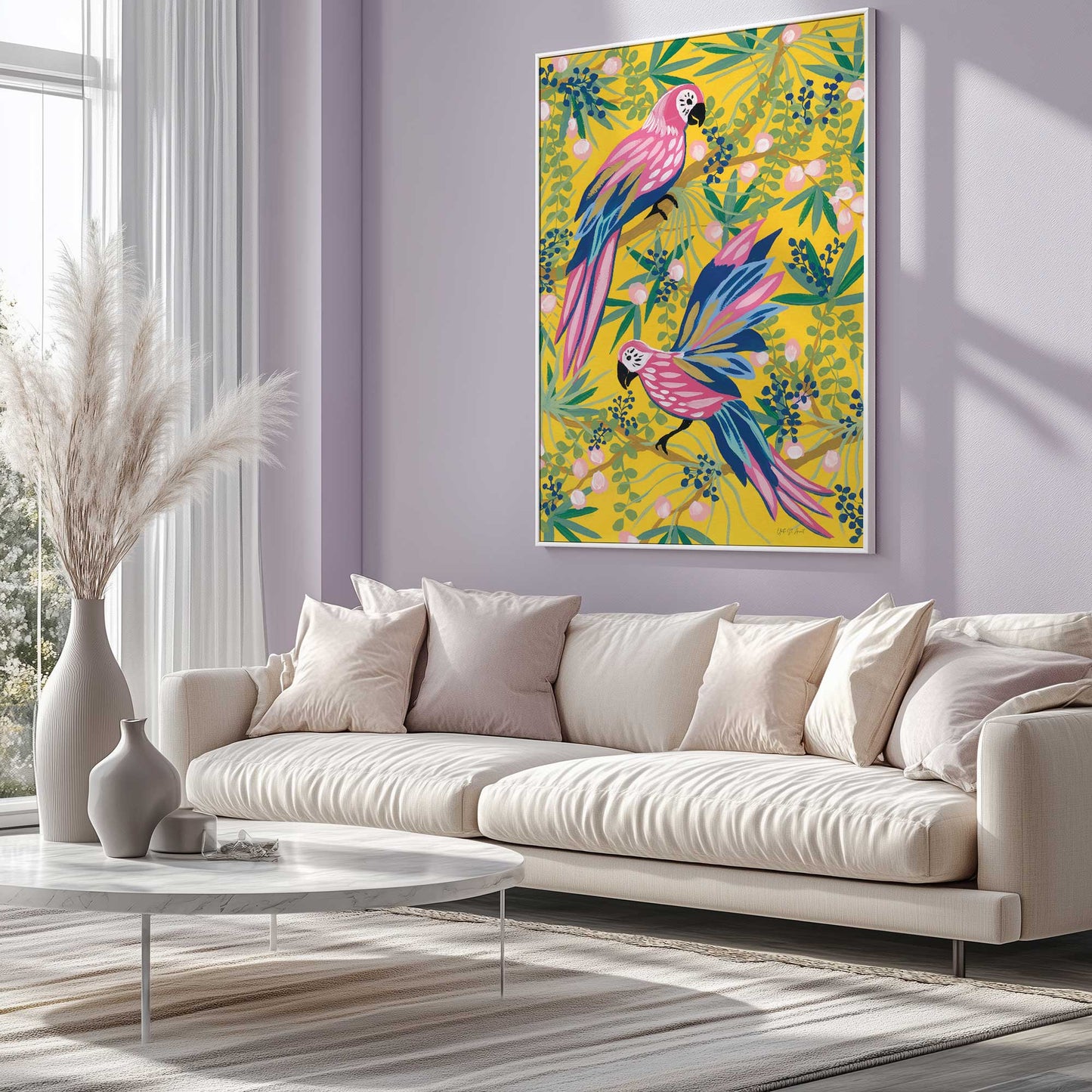 Picture of art in a room