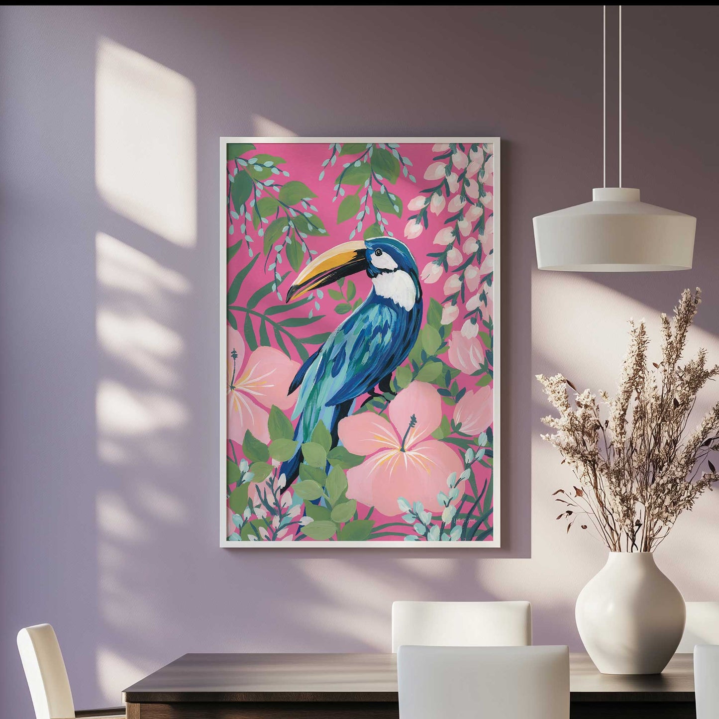 Picture of art in a room
