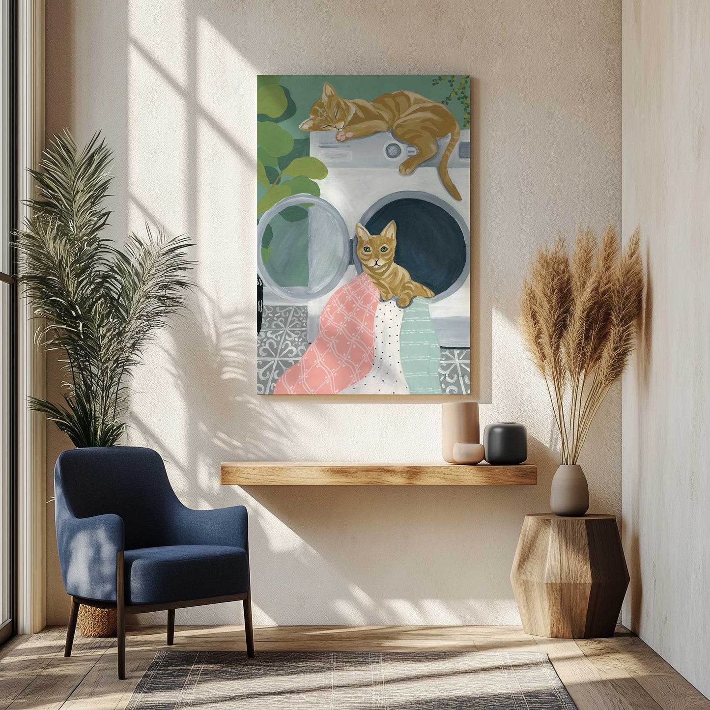 Picture of art in a room