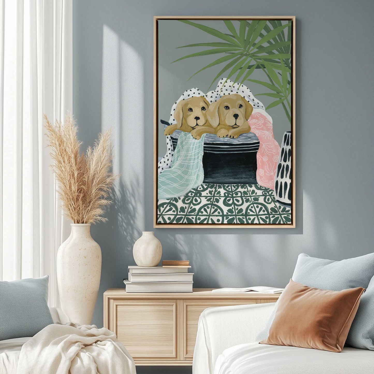 Picture of art in a room
