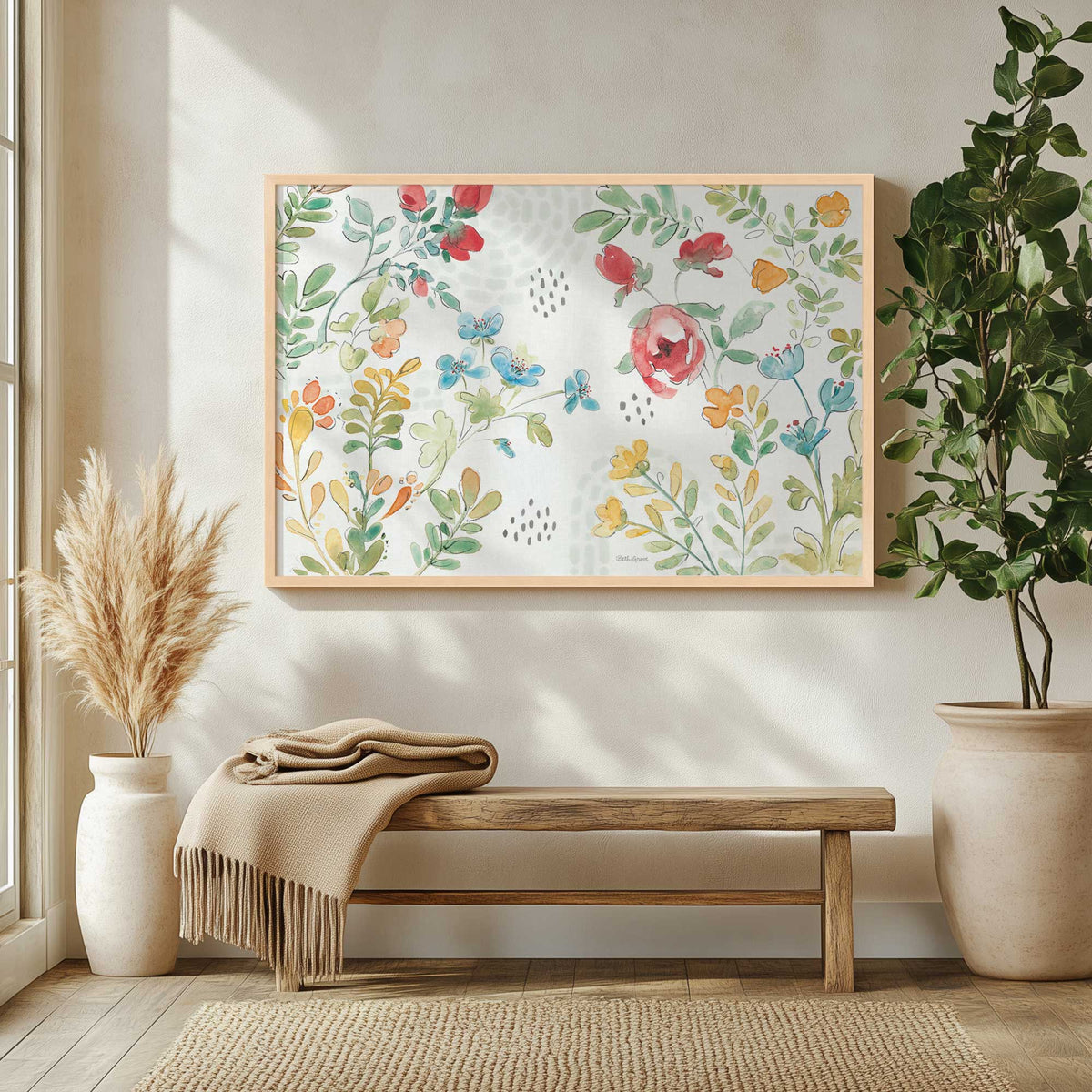Picture of art in a room