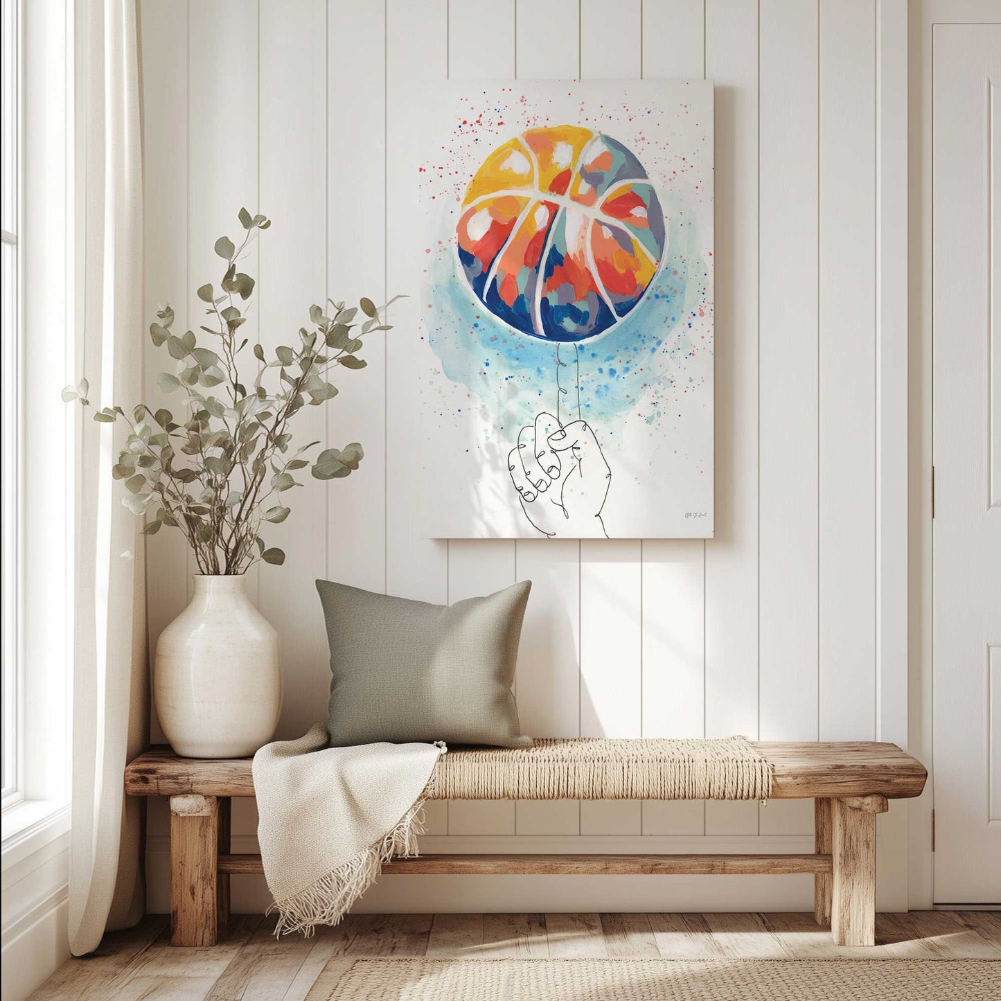 Picture of art in a room