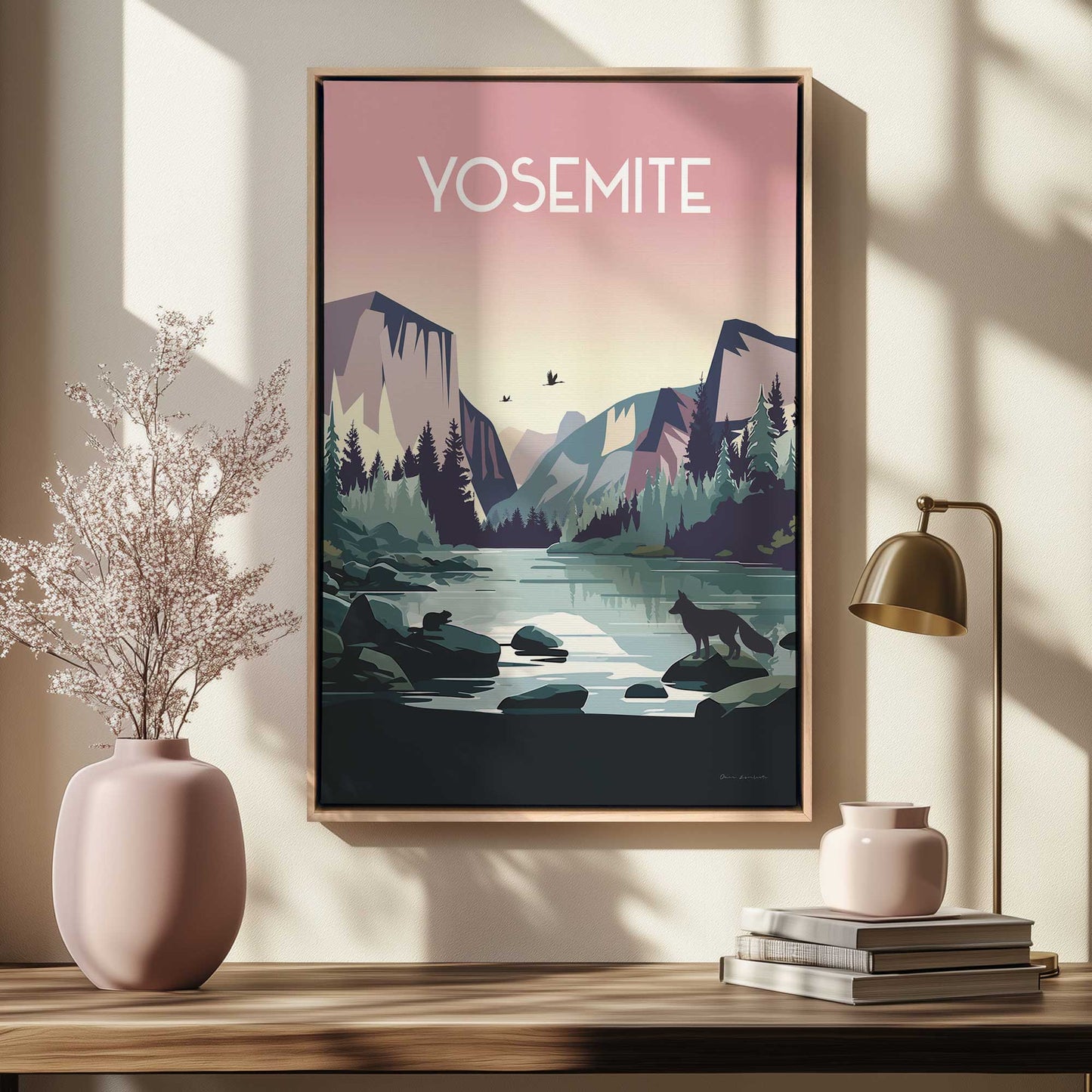 Picture of art in a room