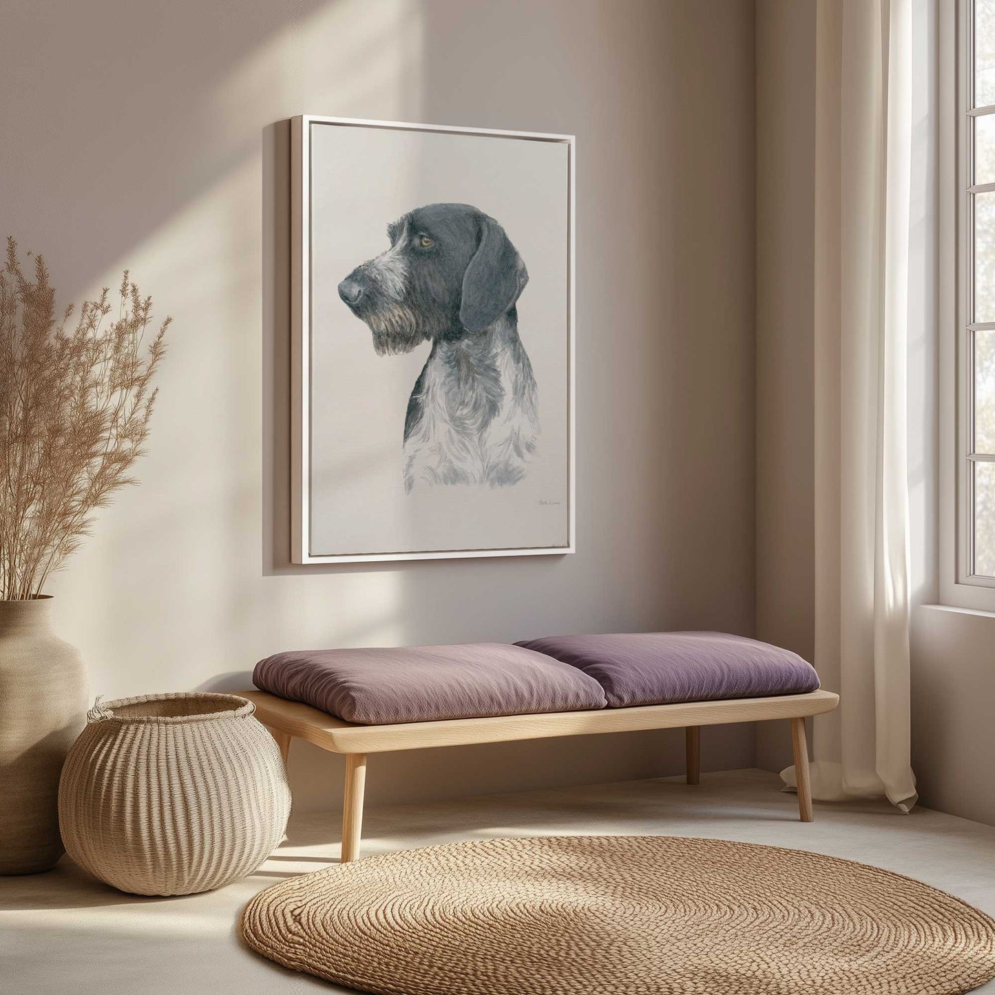 Picture of art in a room