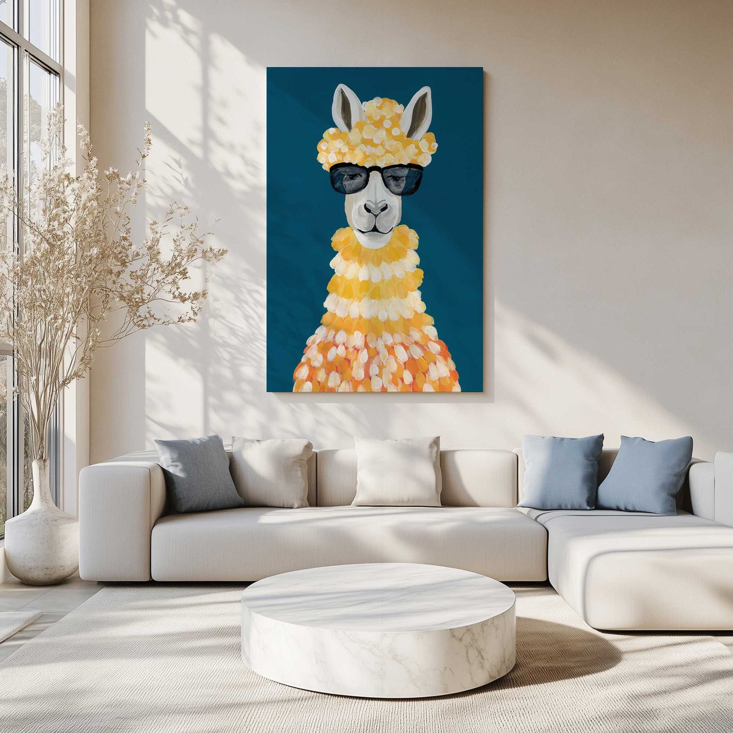 Picture of art in a room
