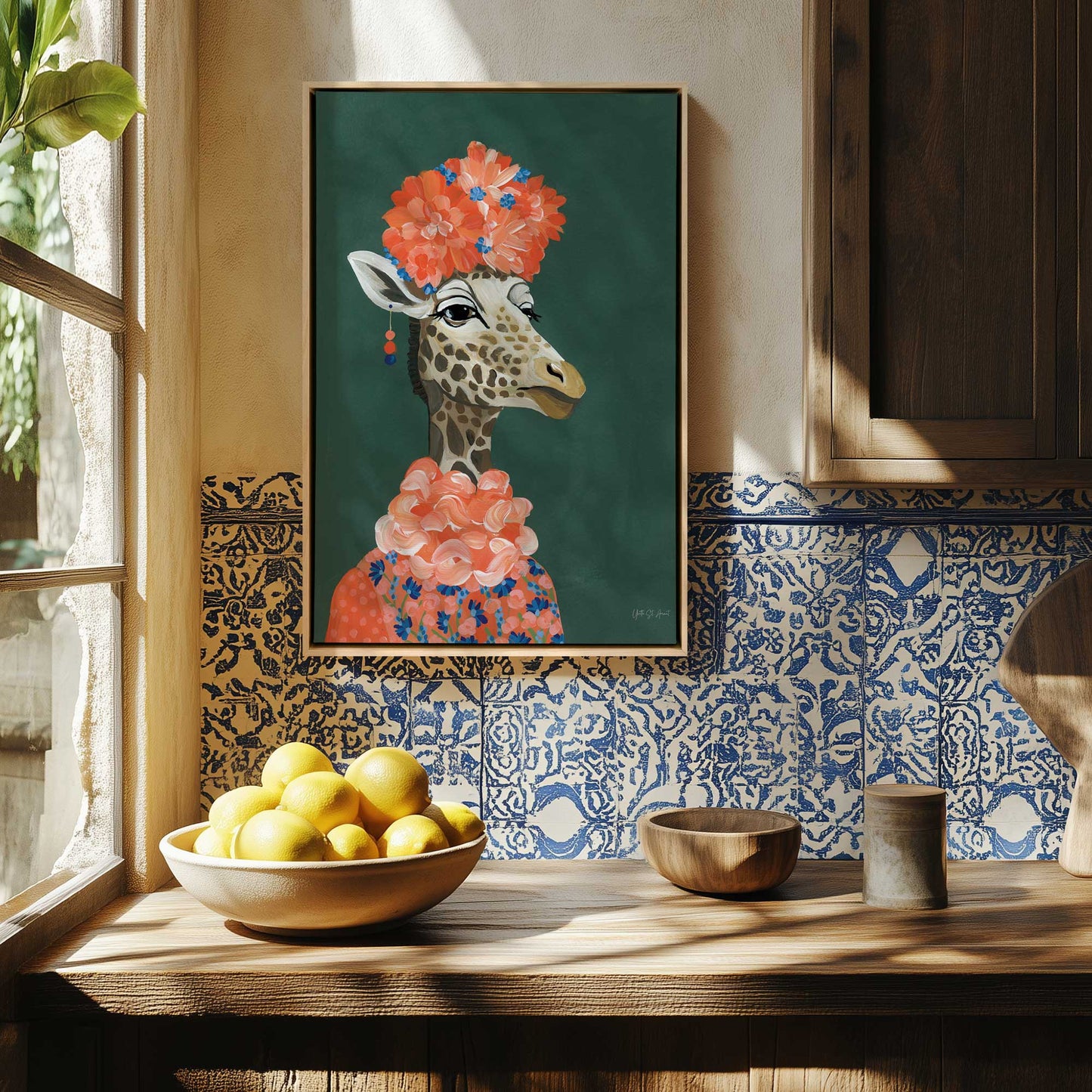 Picture of art in a room