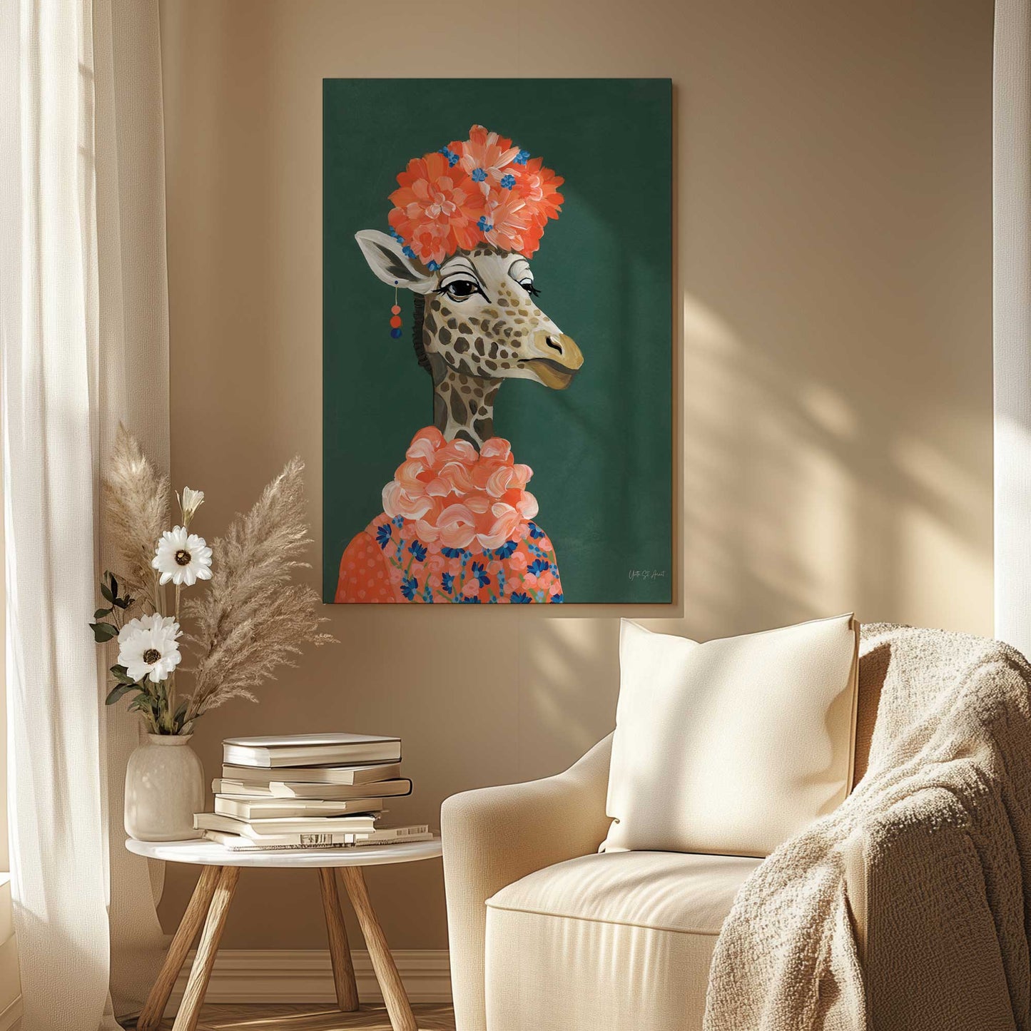 Picture of art in a room