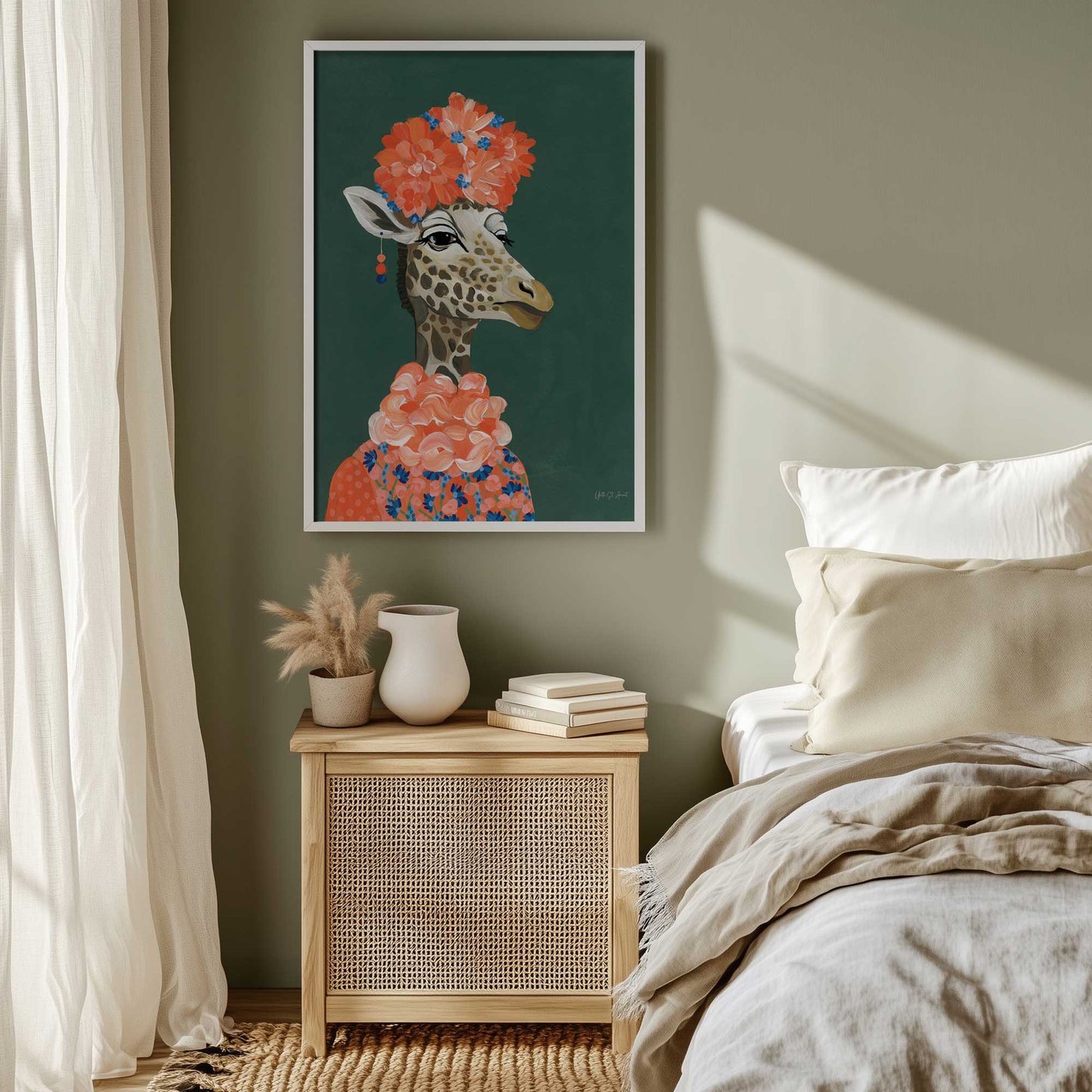 Picture of art in a room