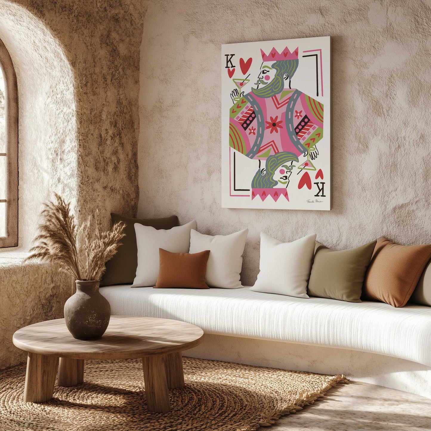 Picture of art in a room