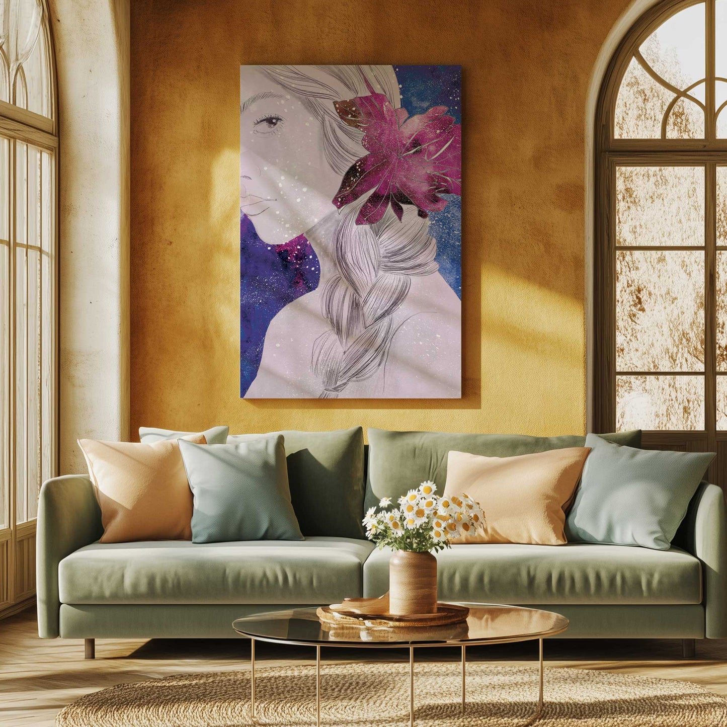 Picture of art in a room
