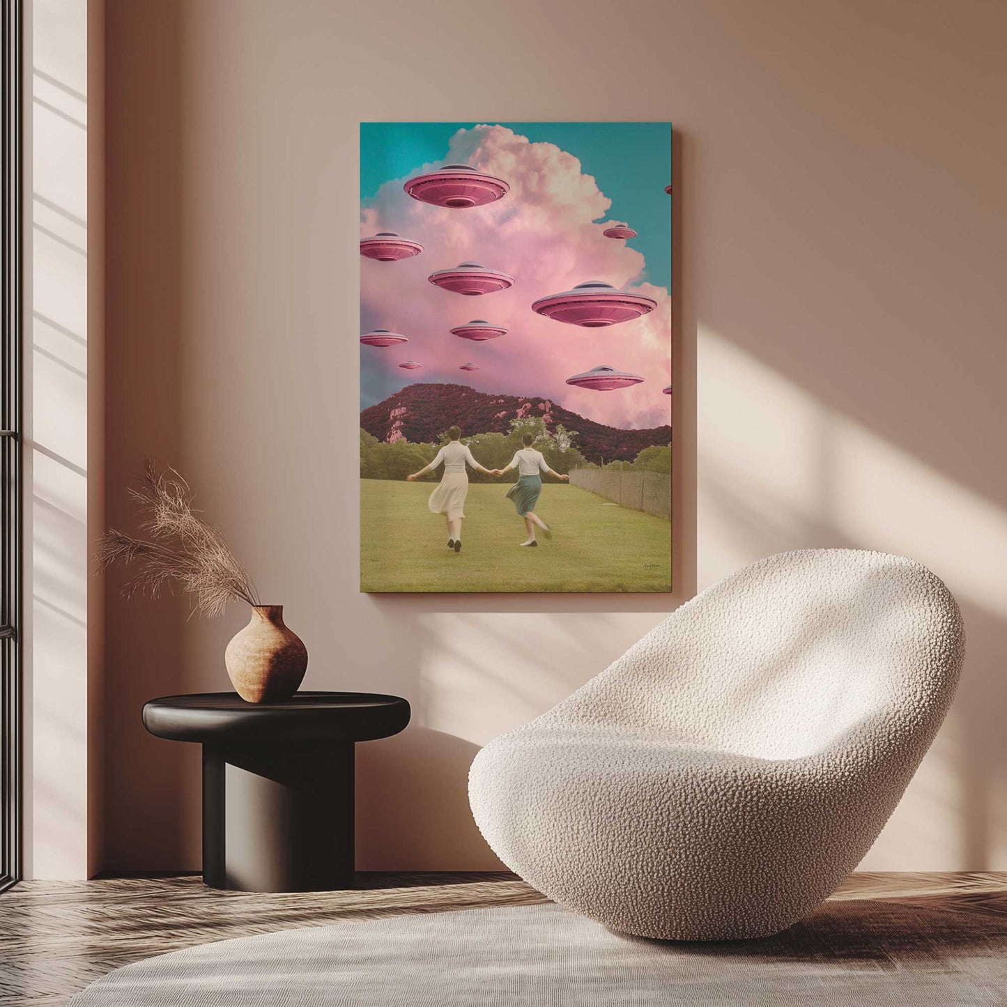 Picture of art in a room