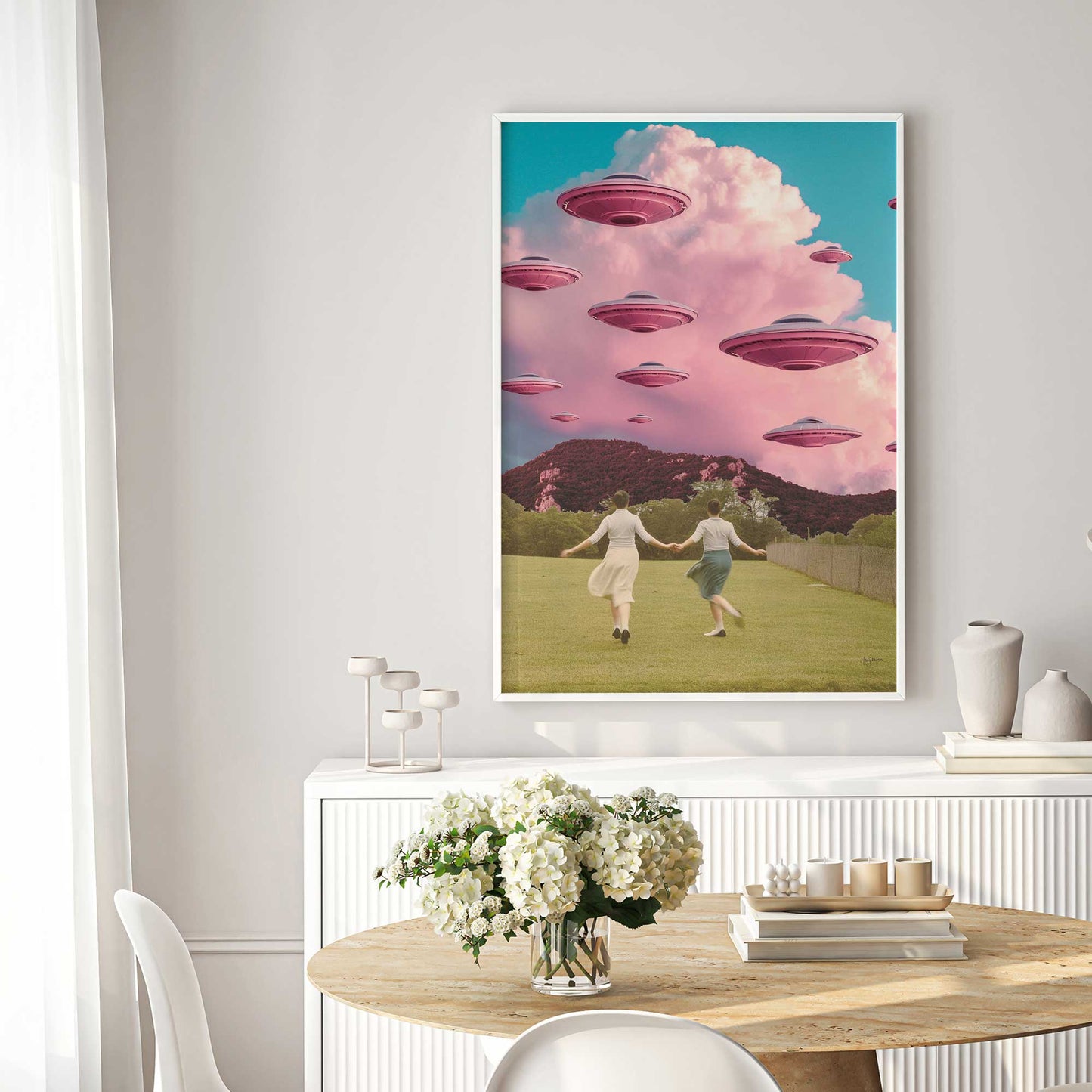 Picture of art in a room