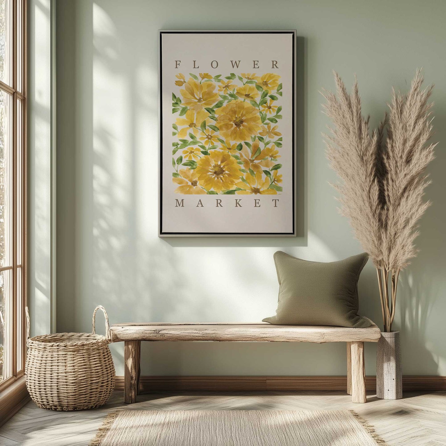 Picture of art in a room