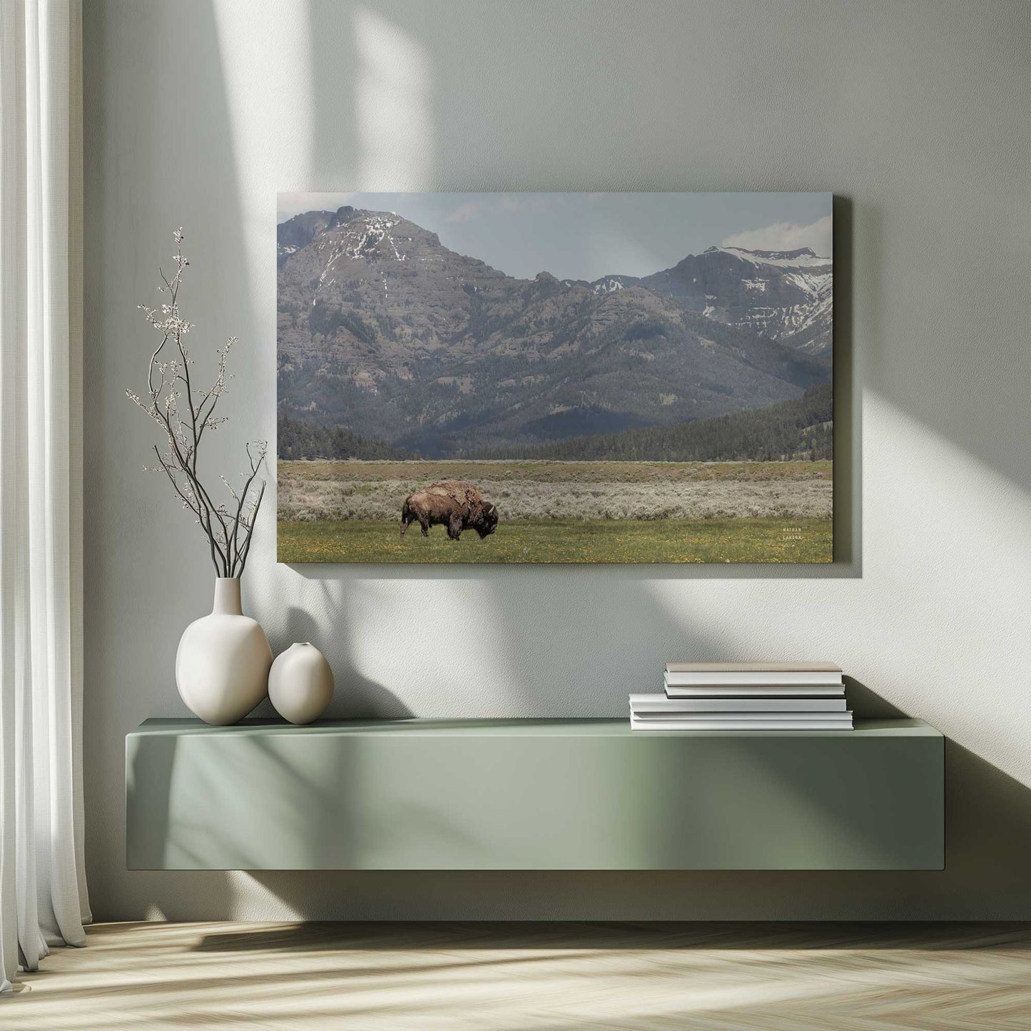 Picture of art in a room