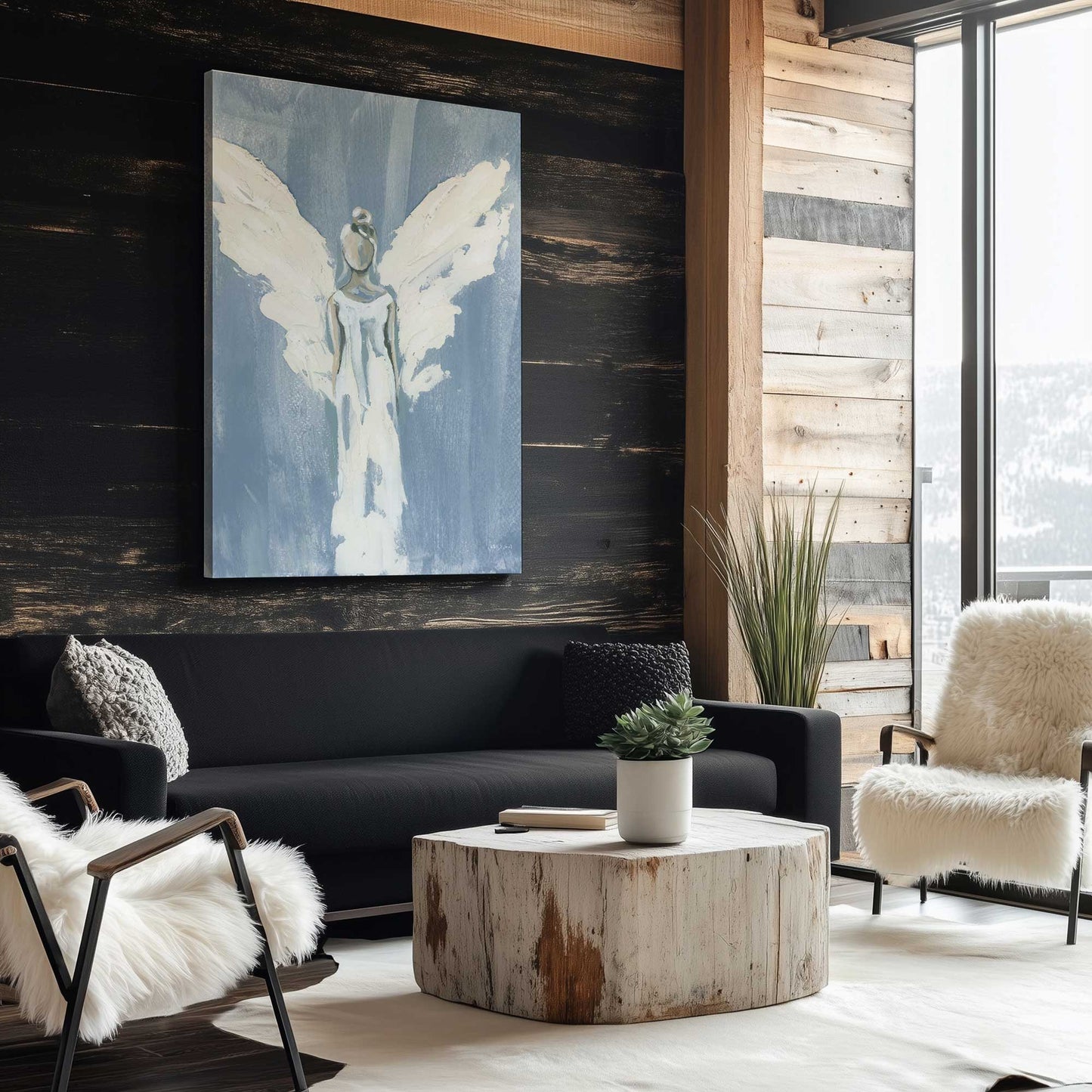 Picture of art in a room