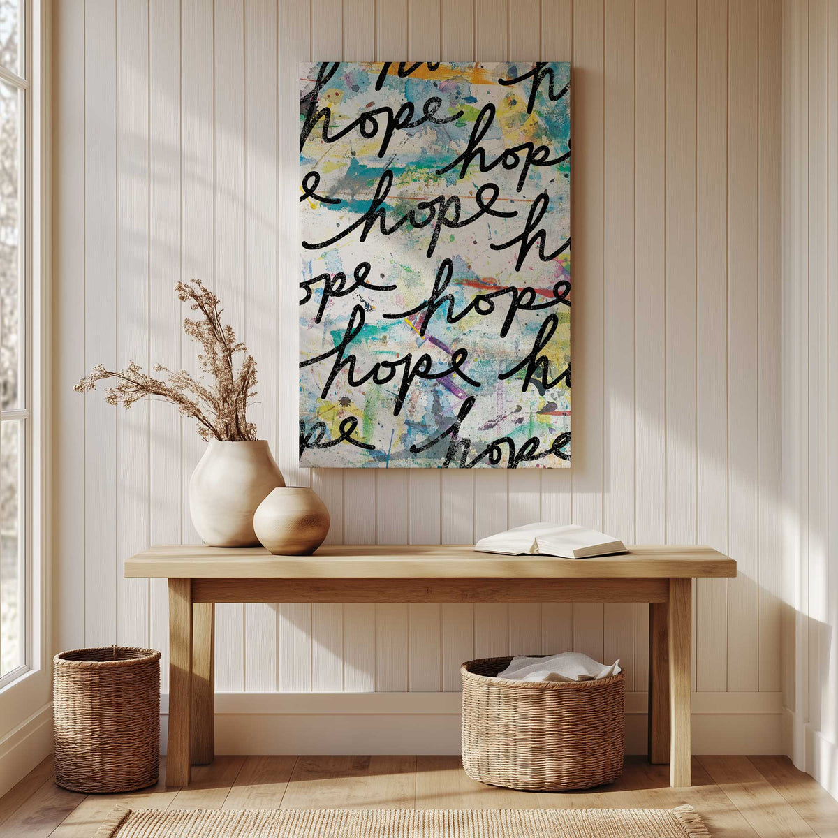 Picture of art in a room