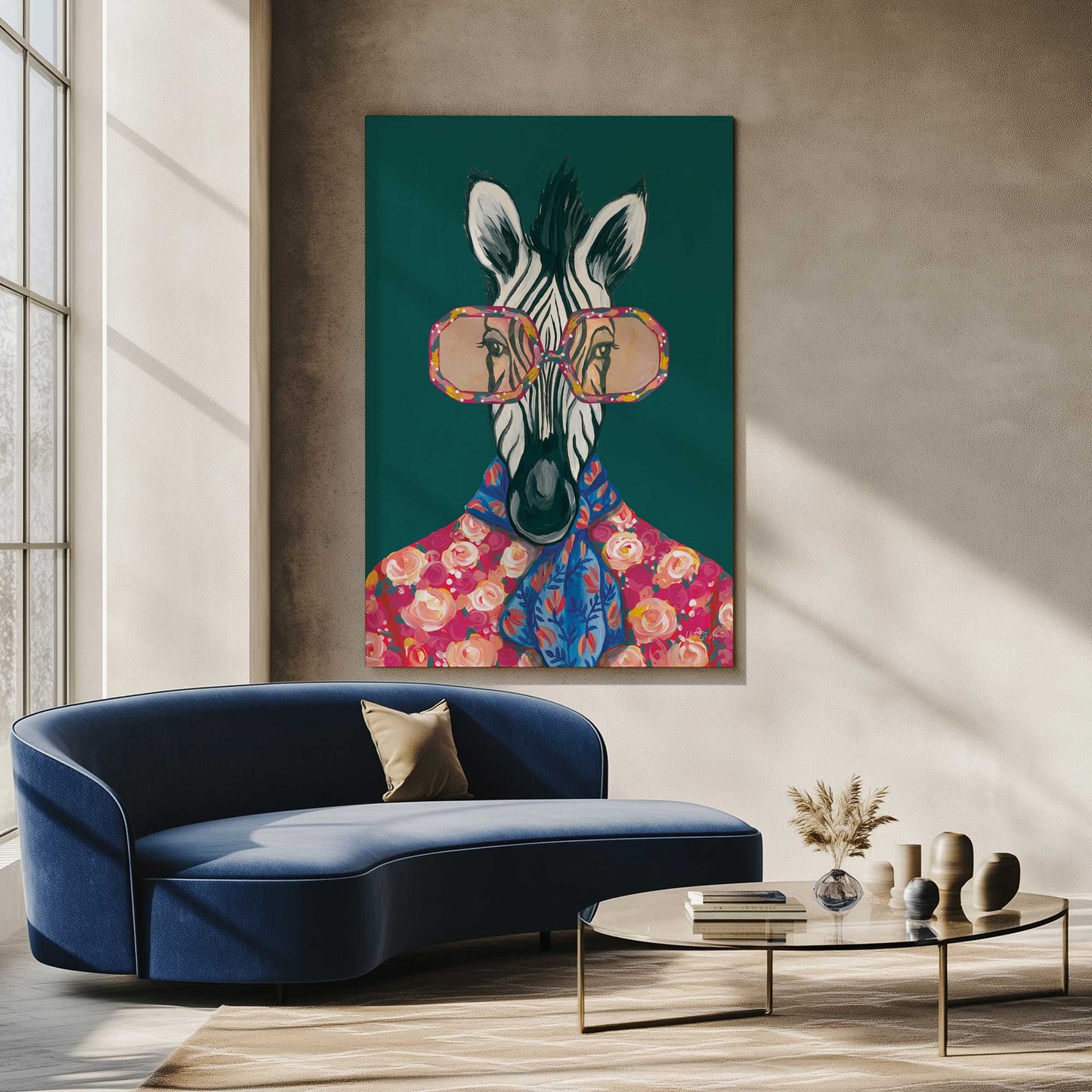 Picture of art in a room