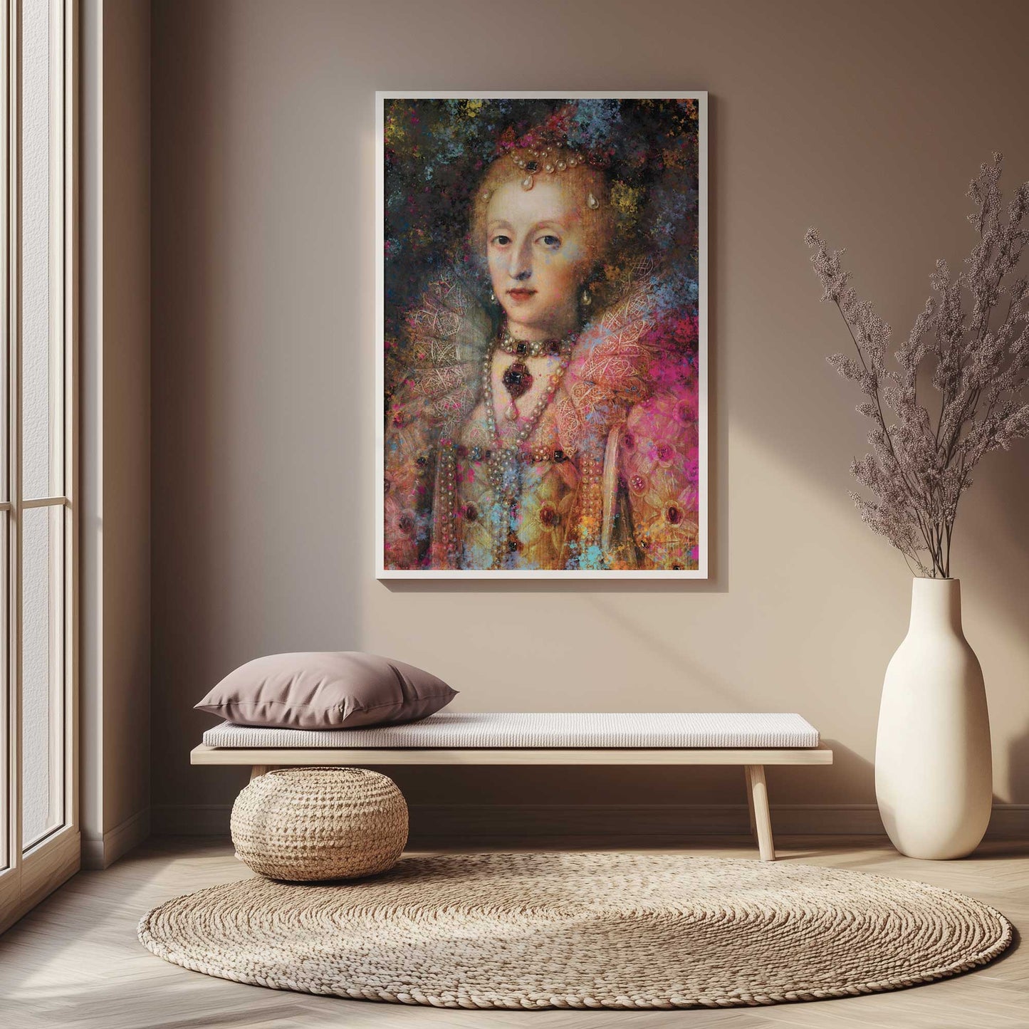 Picture of art in a room