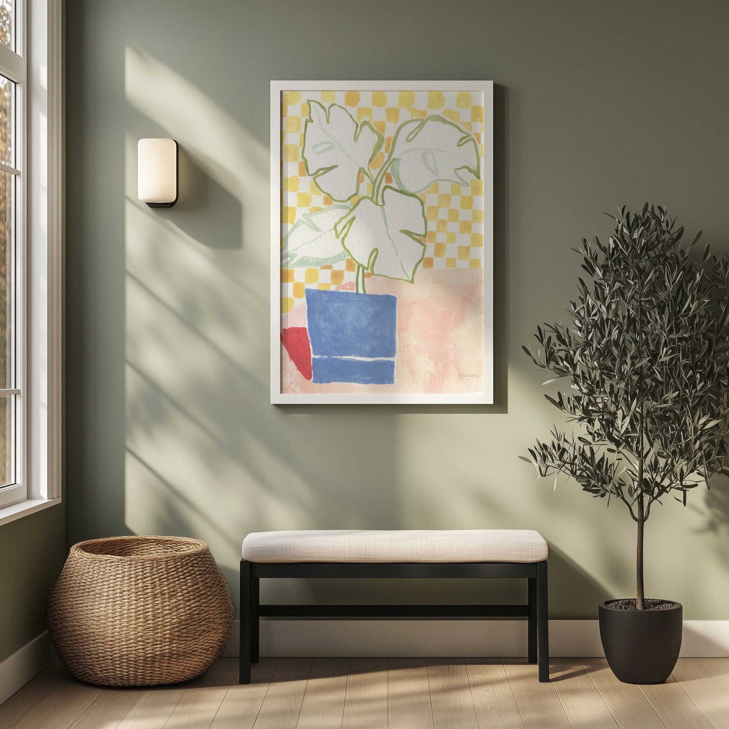 Picture of art in a room