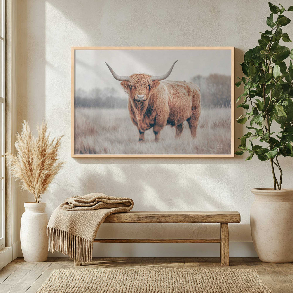 Picture of art in a room