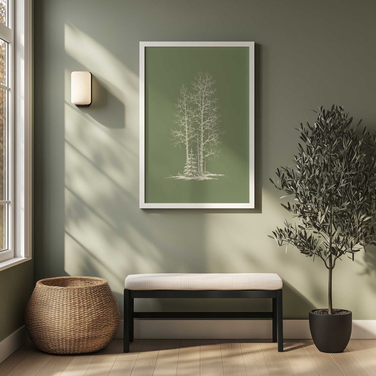 Picture of art in a room