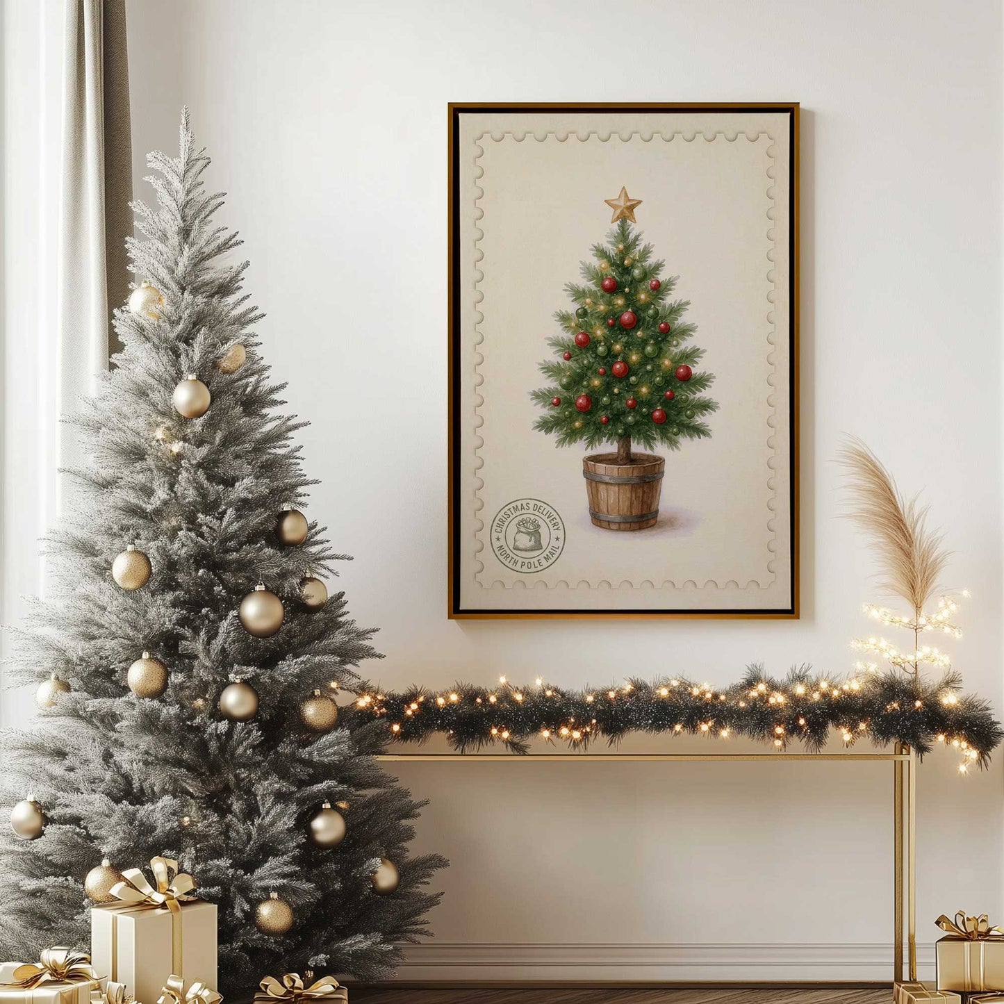 Picture of art in a room