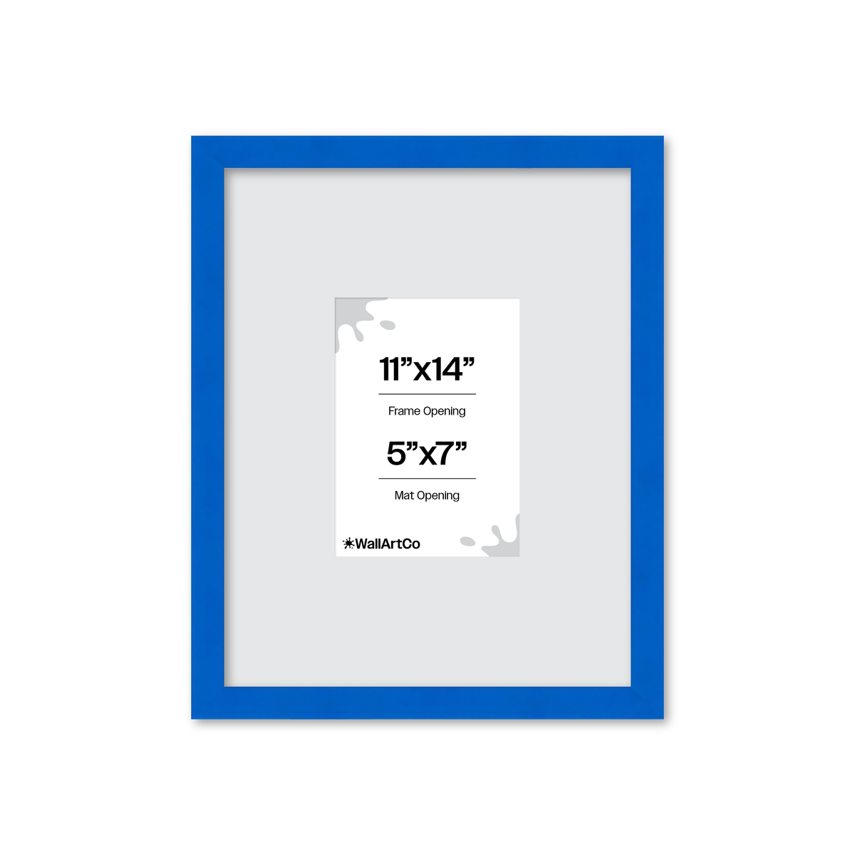 The Head Turner - Blue Picture Frame
