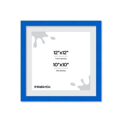 The Head Turner - Blue Picture Frame
