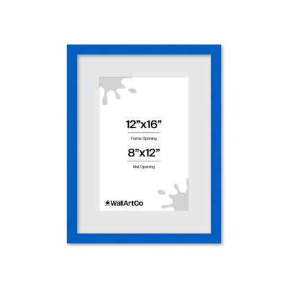 The Head Turner - Blue Picture Frame