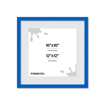The Head Turner - Blue Picture Frame