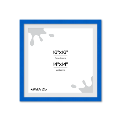 The Head Turner - Blue Picture Frame