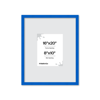 The Head Turner - Blue Picture Frame