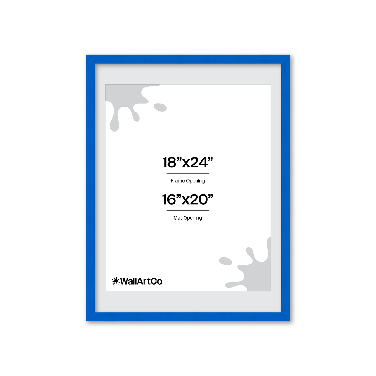 The Head Turner - Blue Picture Frame