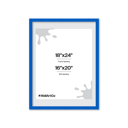 The Head Turner - Blue Picture Frame