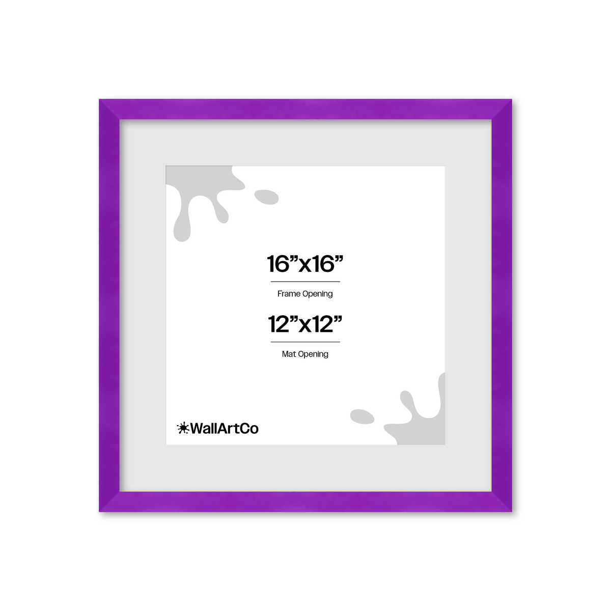 The Head Turner - Purple Picture Frame