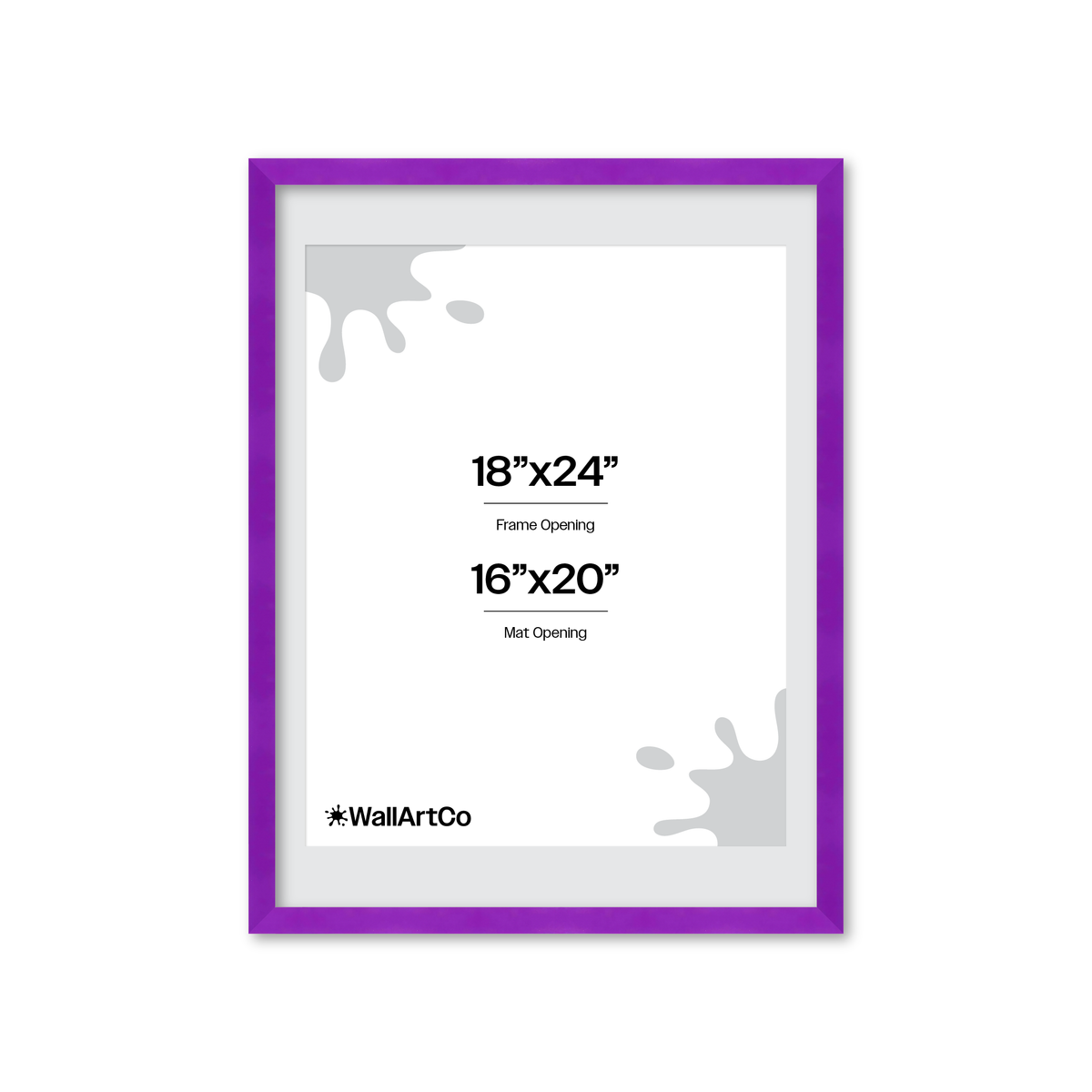 The Head Turner - Purple Picture Frame