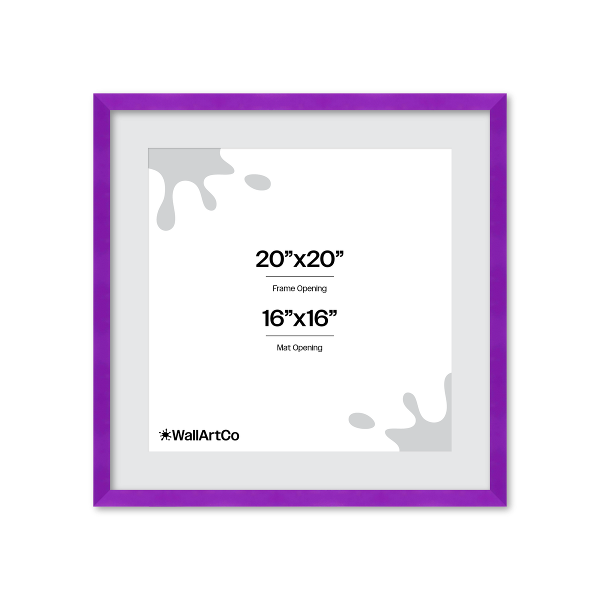 The Head Turner - Purple Picture Frame