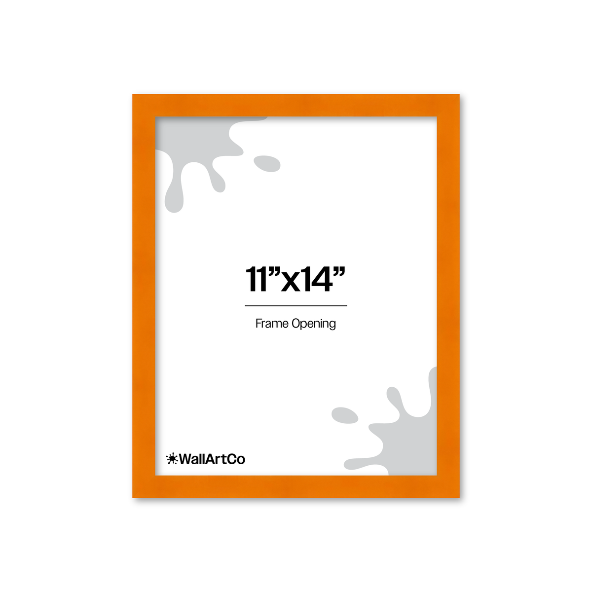 The Head Turner - Orange Picture Frame