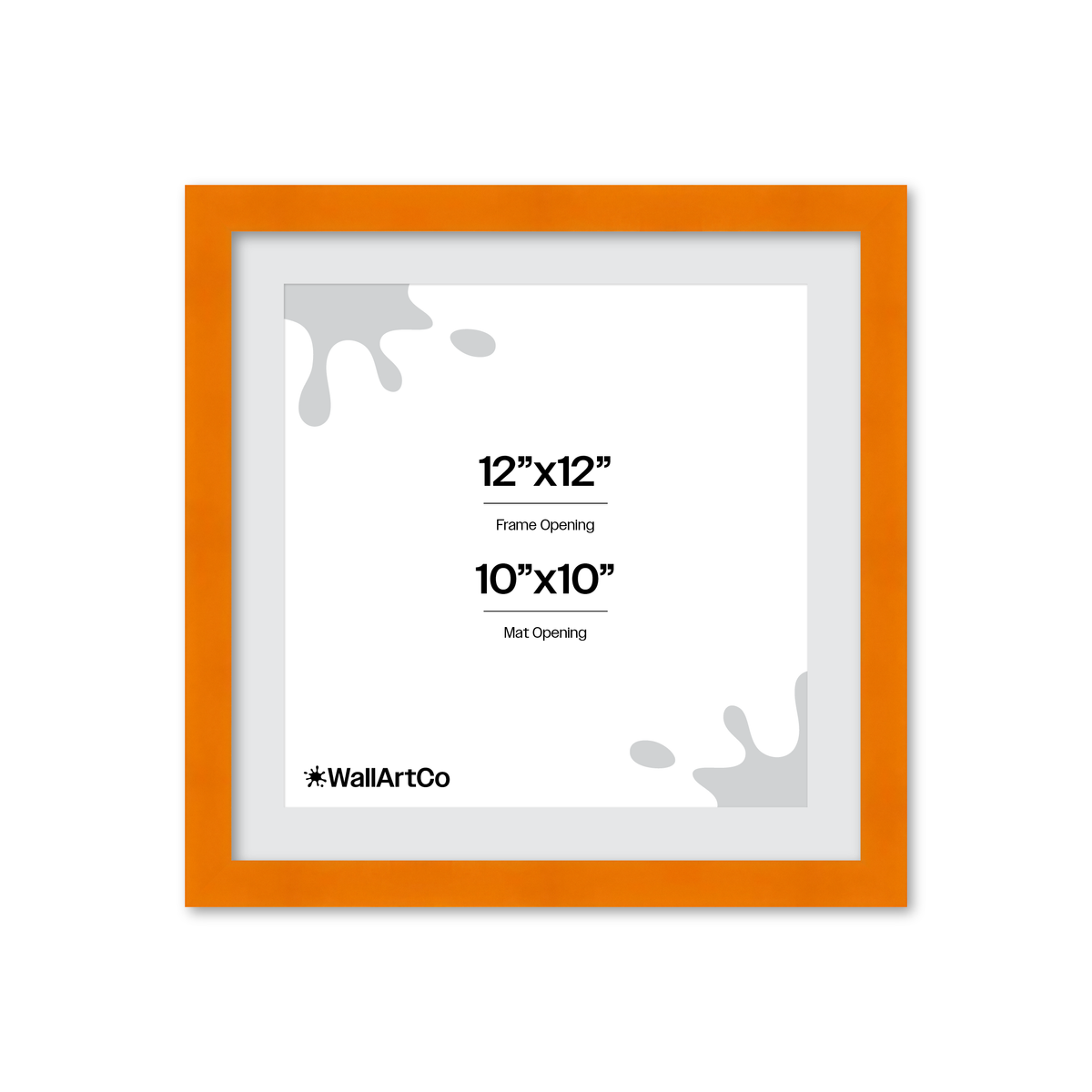 The Head Turner - Orange Picture Frame