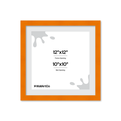 The Head Turner - Orange Picture Frame