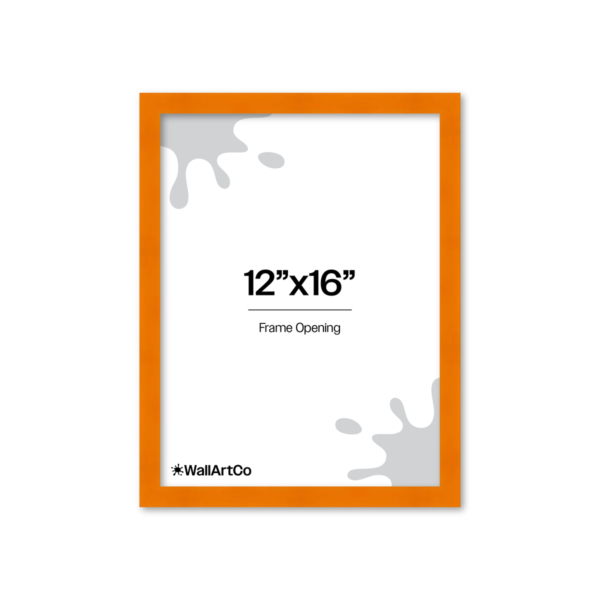 The Head Turner - Orange Picture Frame