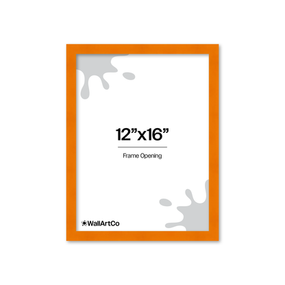 The Head Turner - Orange Picture Frame