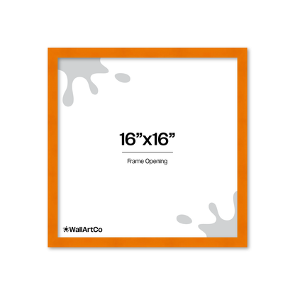 The Head Turner - Orange Picture Frame