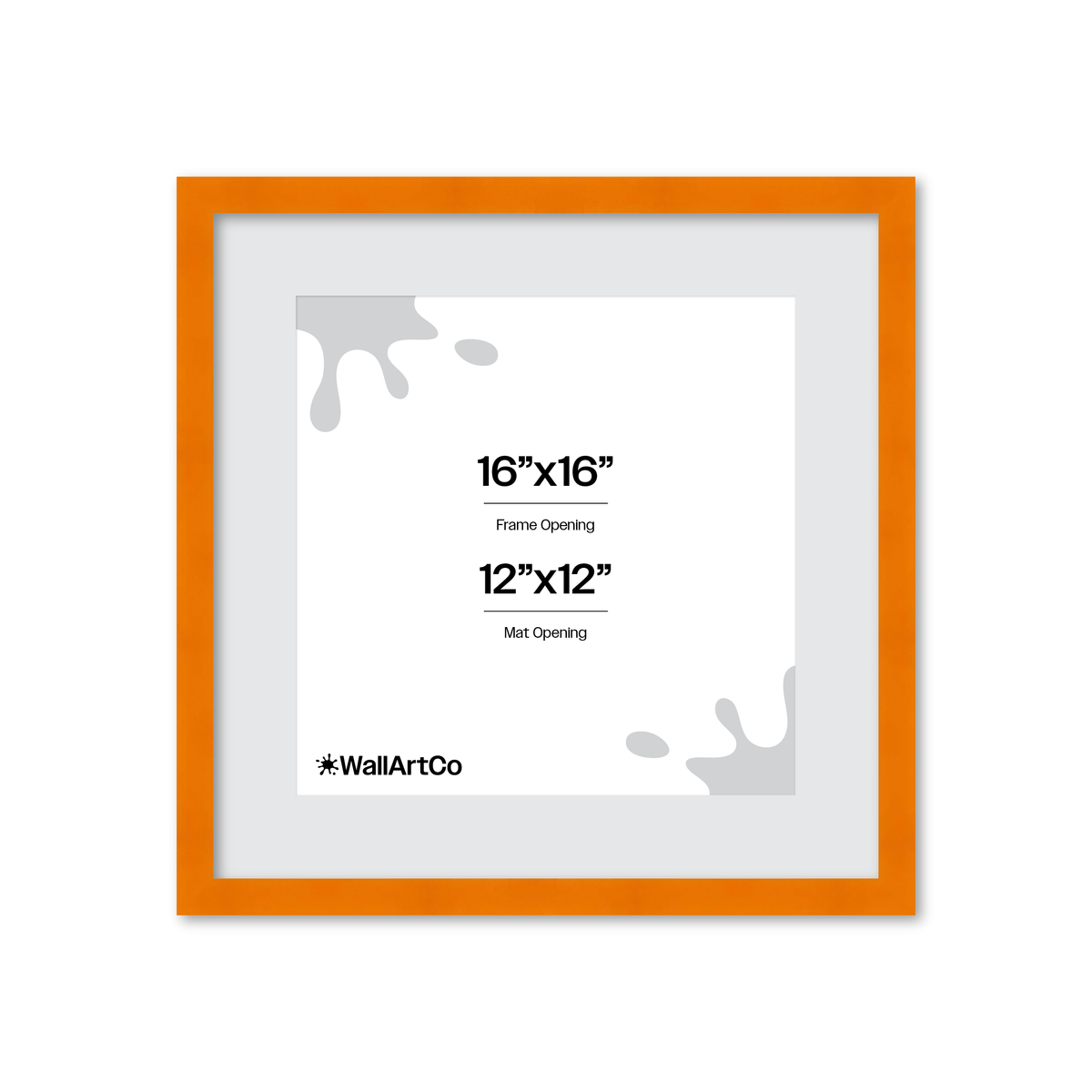 The Head Turner - Orange Picture Frame