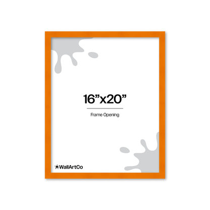 The Head Turner - Orange Picture Frame