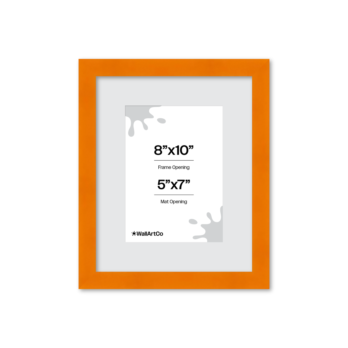 The Head Turner - Orange Picture Frame