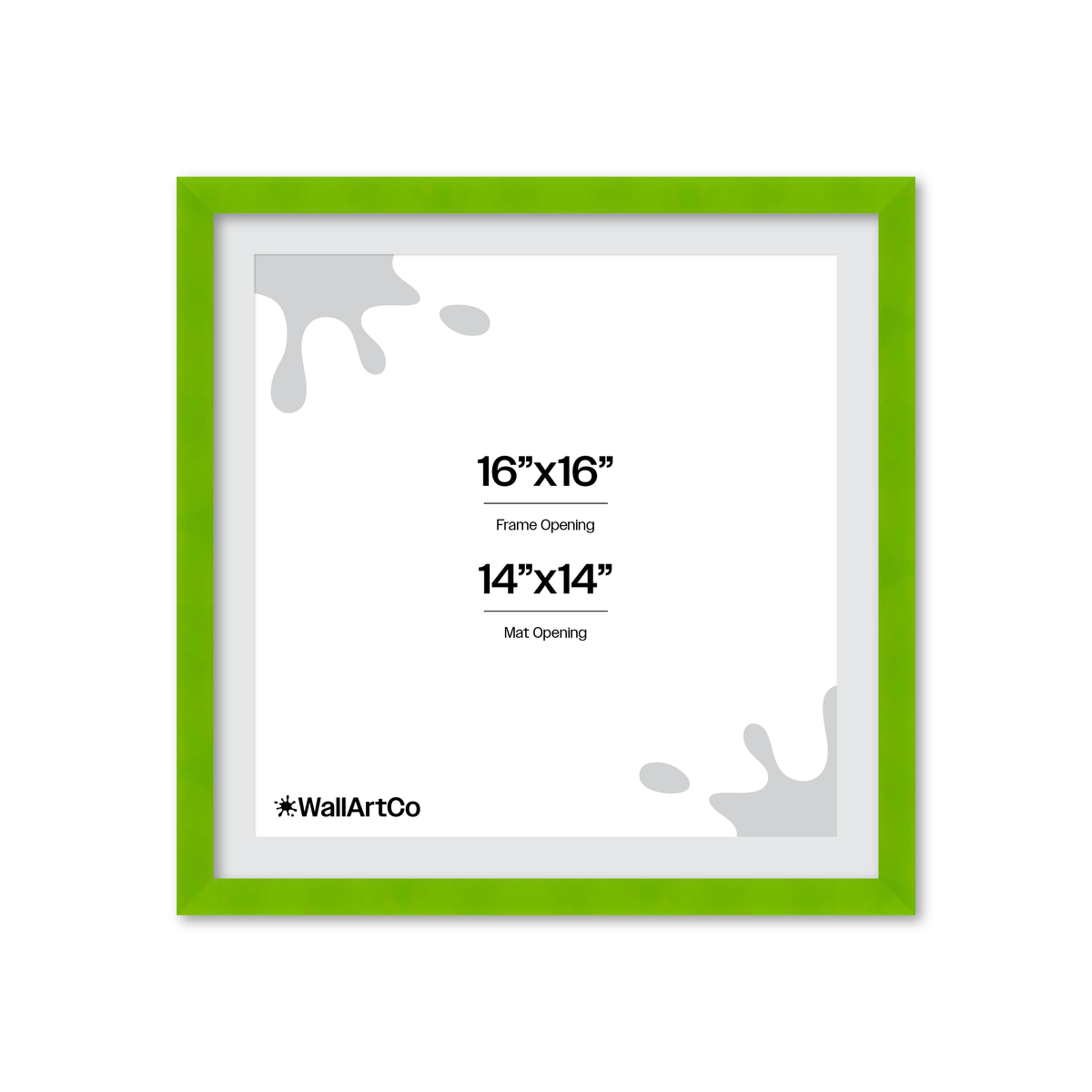 The Head Turner - Green Picture Frame