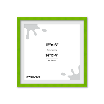 The Head Turner - Green Picture Frame