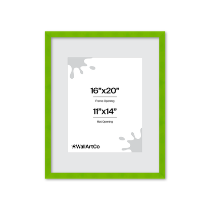 The Head Turner - Green Picture Frame